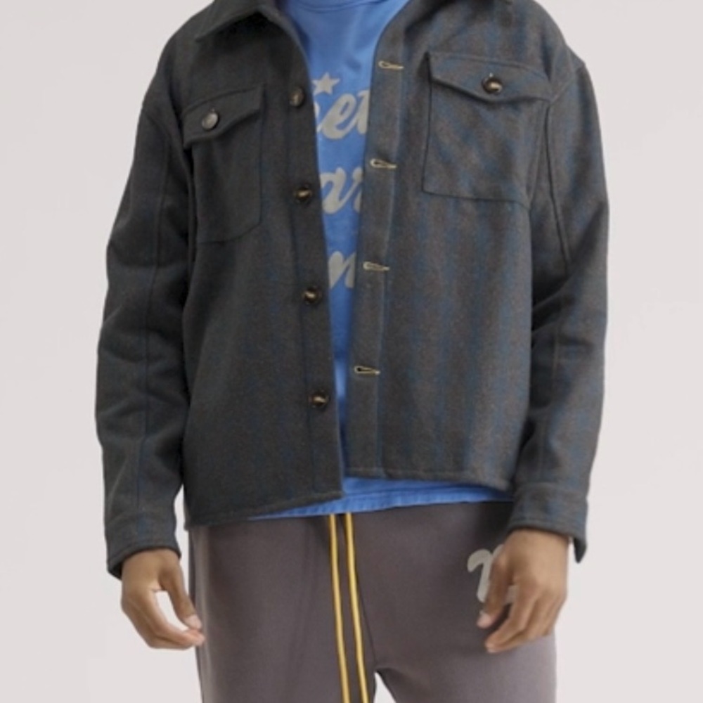 DIET STARTS MONDAY DSM PLAID SHAKET / JACKET SIZE MEDIUM NEW